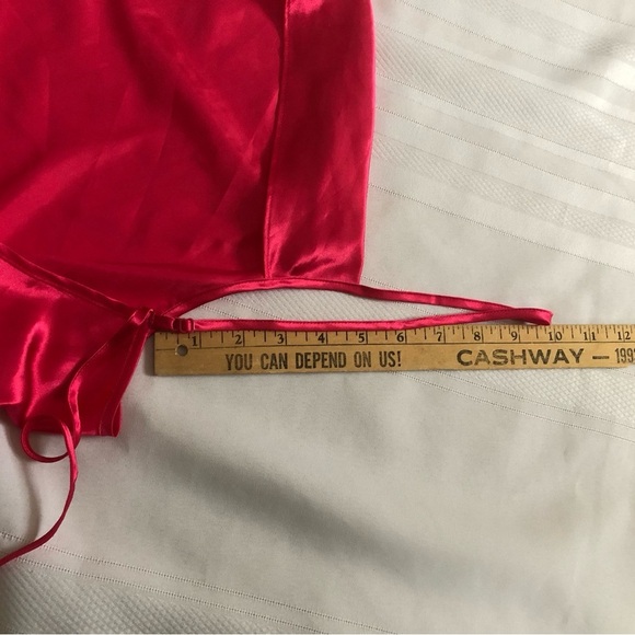 Satin Pink Slip Dress - Picture 8 of 14